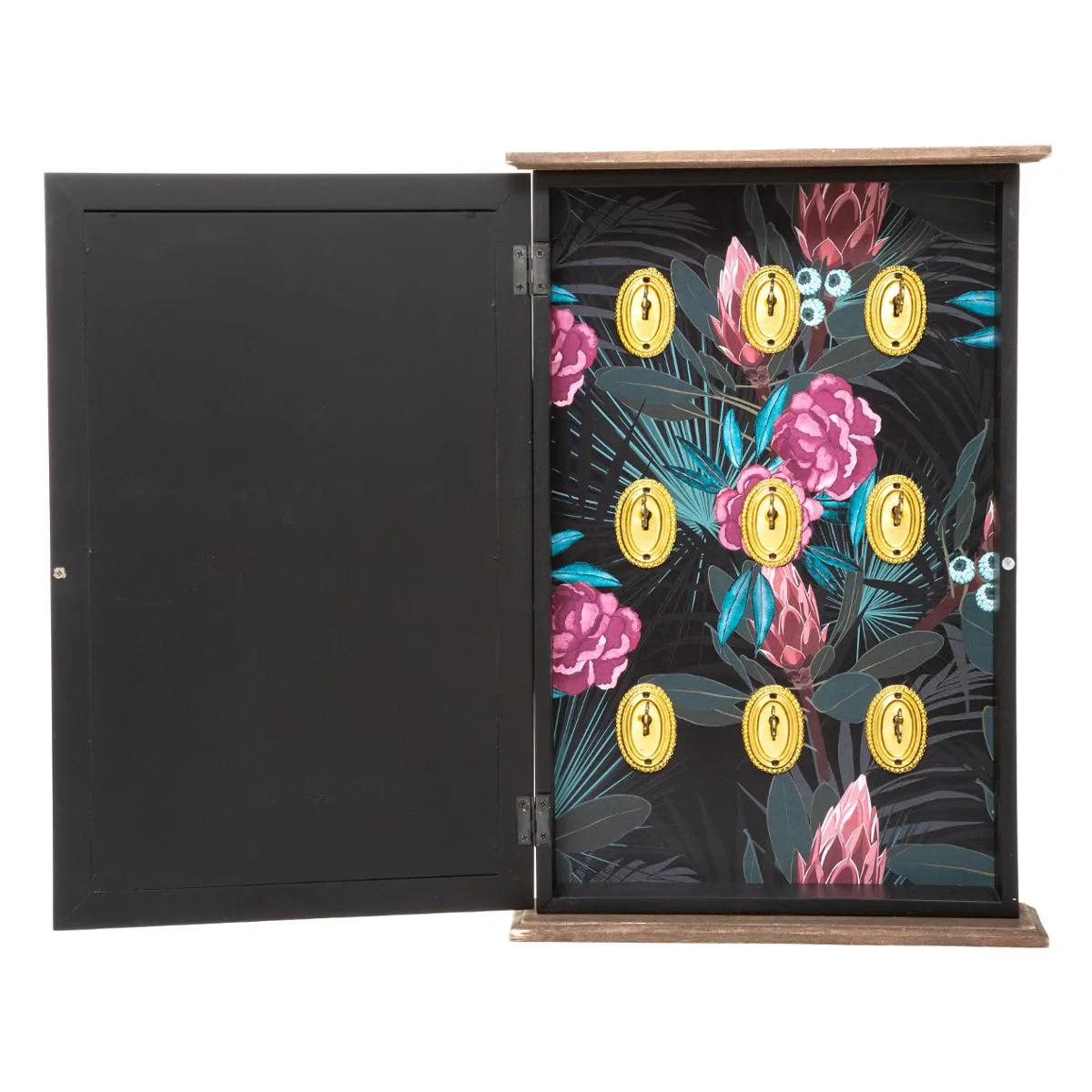 Atmosphera, Createur D'Interieur Atmosphera Boîte à Clés Flower Noir