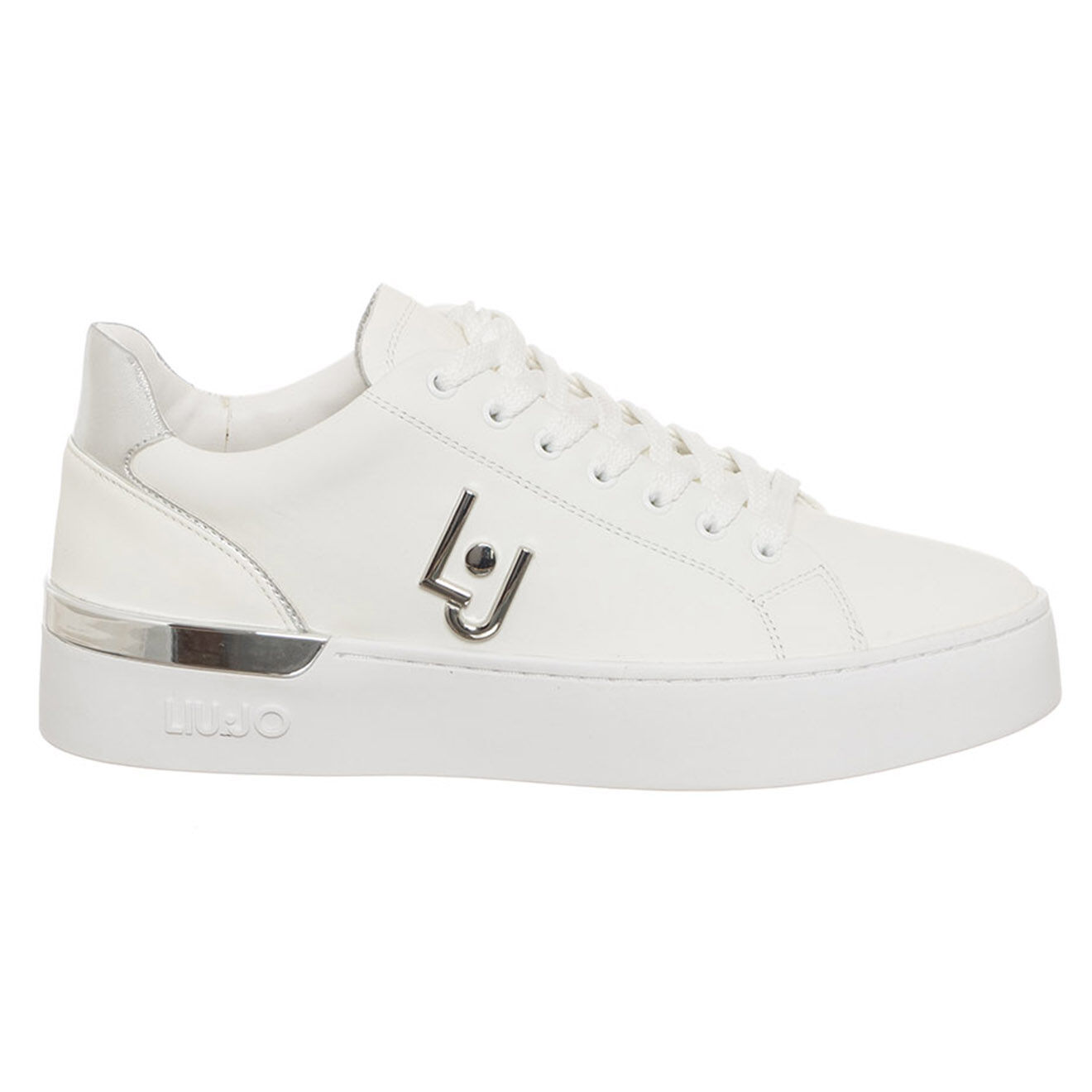 Liu-Jo Sneakers en Cuir Suzanne blanches