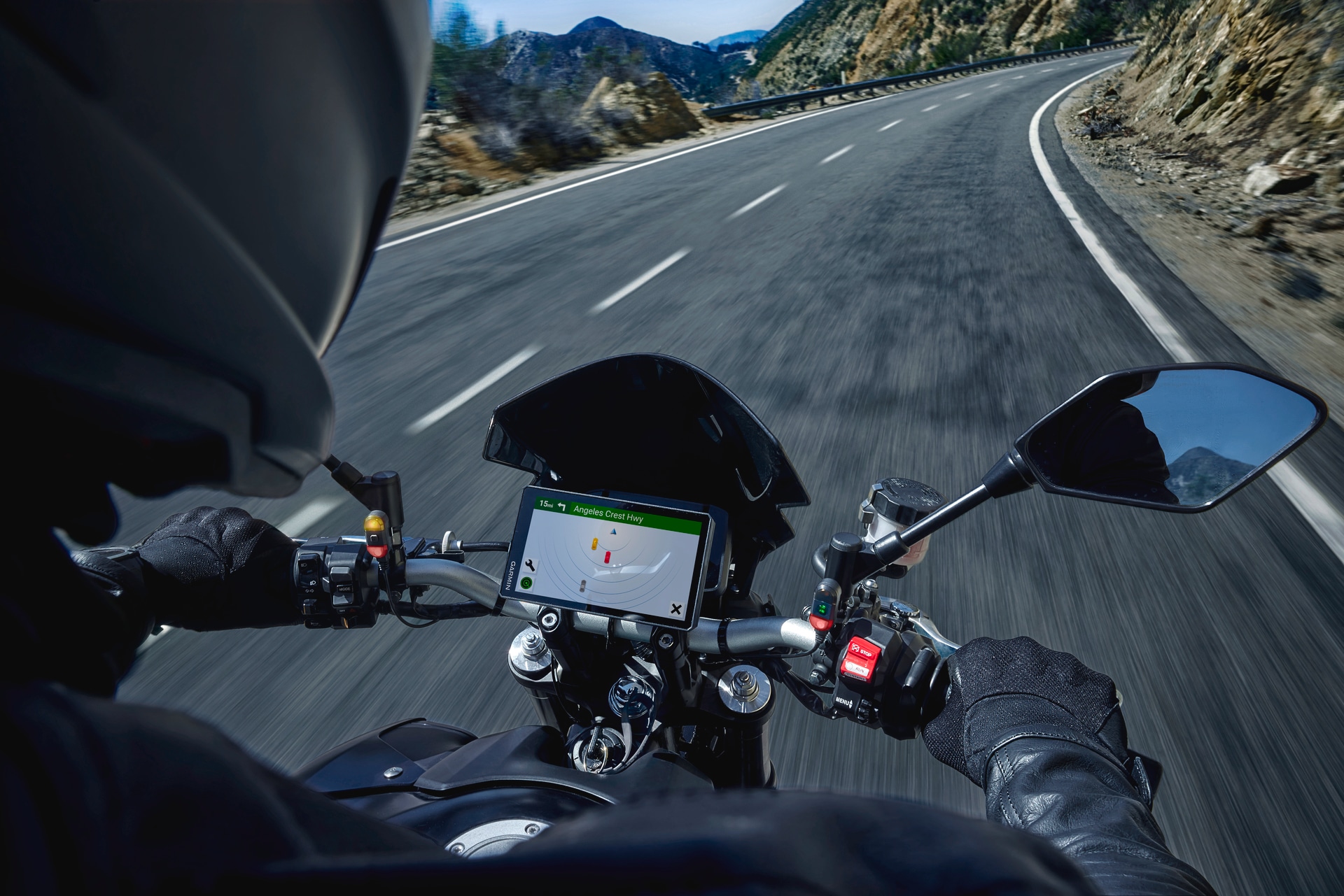 Garmin Sensor »zumo R1 Radar Motorrad-Radar« flexible Montage, Zusatzbeleuchtung, Audiohinweise, kompakt & robust