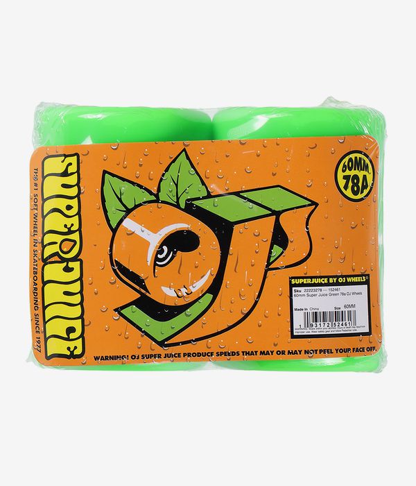 OJ Super Juice Rollen (green) 60 mm 78A 4er Pack