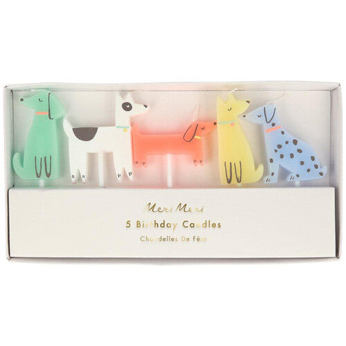 Meri meri feestkaarsjes honden - 5st