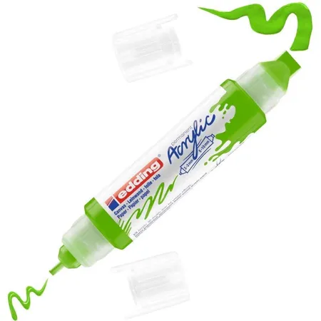 edding 5400 Acryl 3D Double Liner gelbgrün