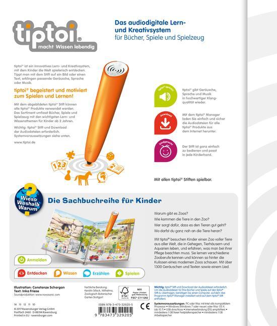 Entdecke den Zoo / Wieso? Weshalb? Warum? tiptoi® Bd.20