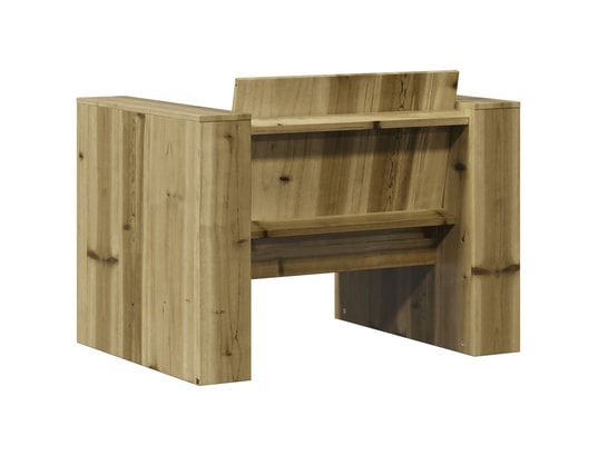 VIDAXL - Canapé de jardin 79x60x62 cm bois de pin imprégné