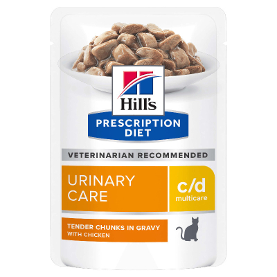 Hill's VET Katze Prescription Diet c/d Multicare Urinary Huhn 12x85g