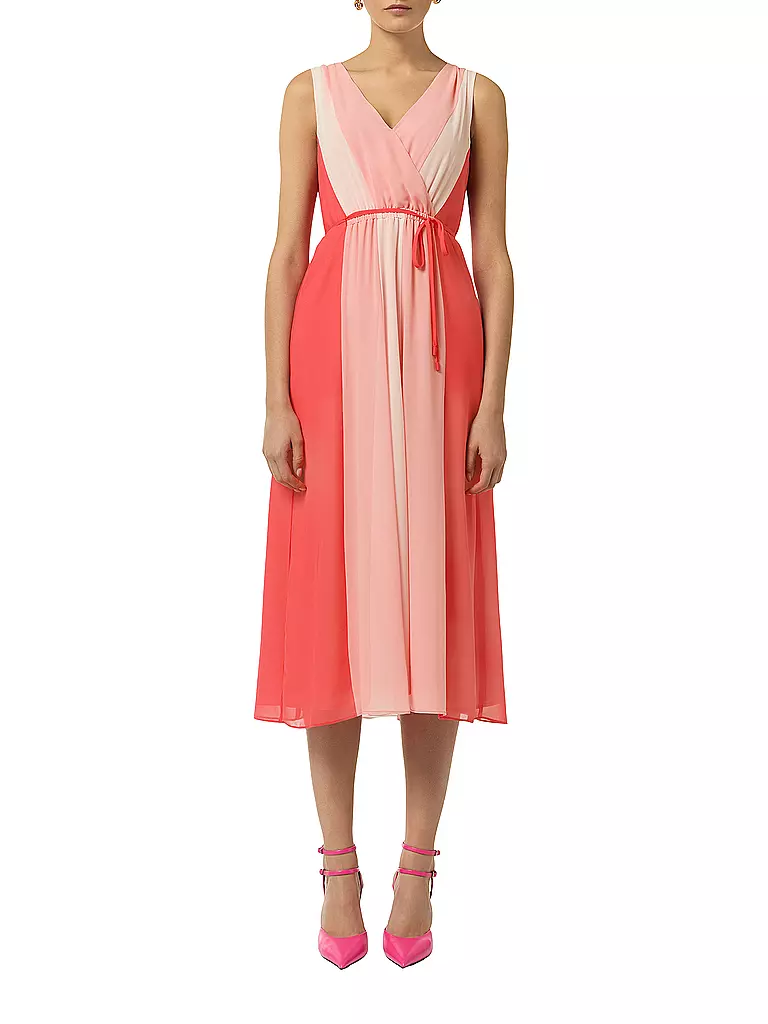 COMMA Midikleid rot