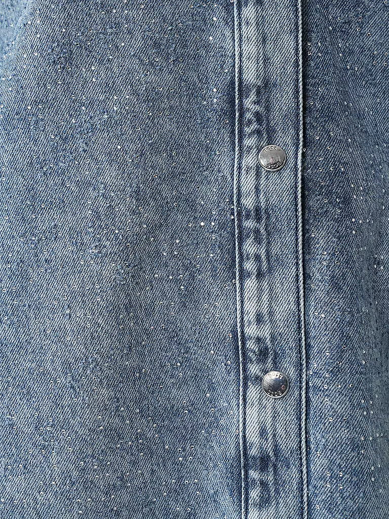 BOSS Jeansbluse C_DENIM blau
