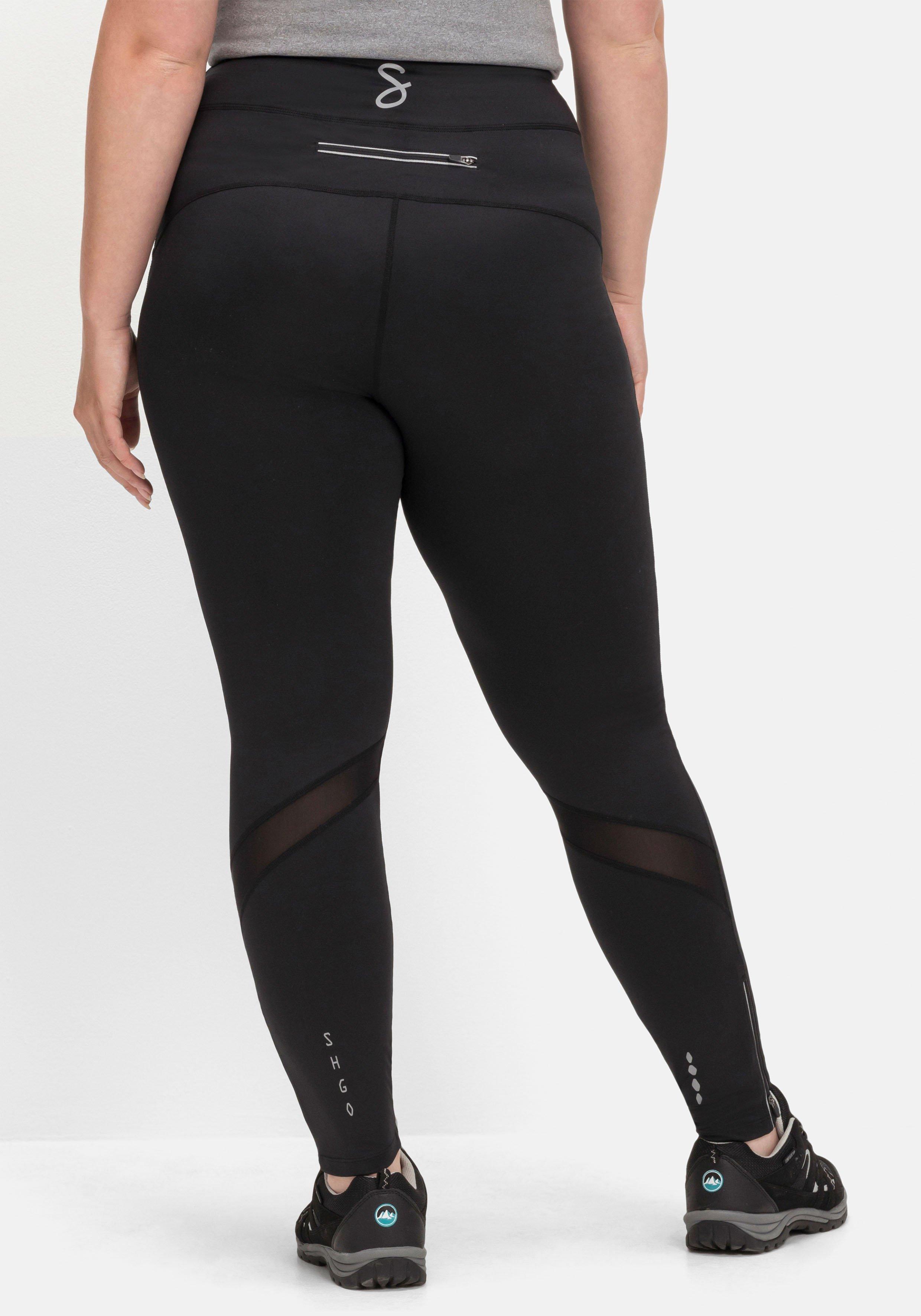 Fahrradleggings mit Reißverschluss am Saum