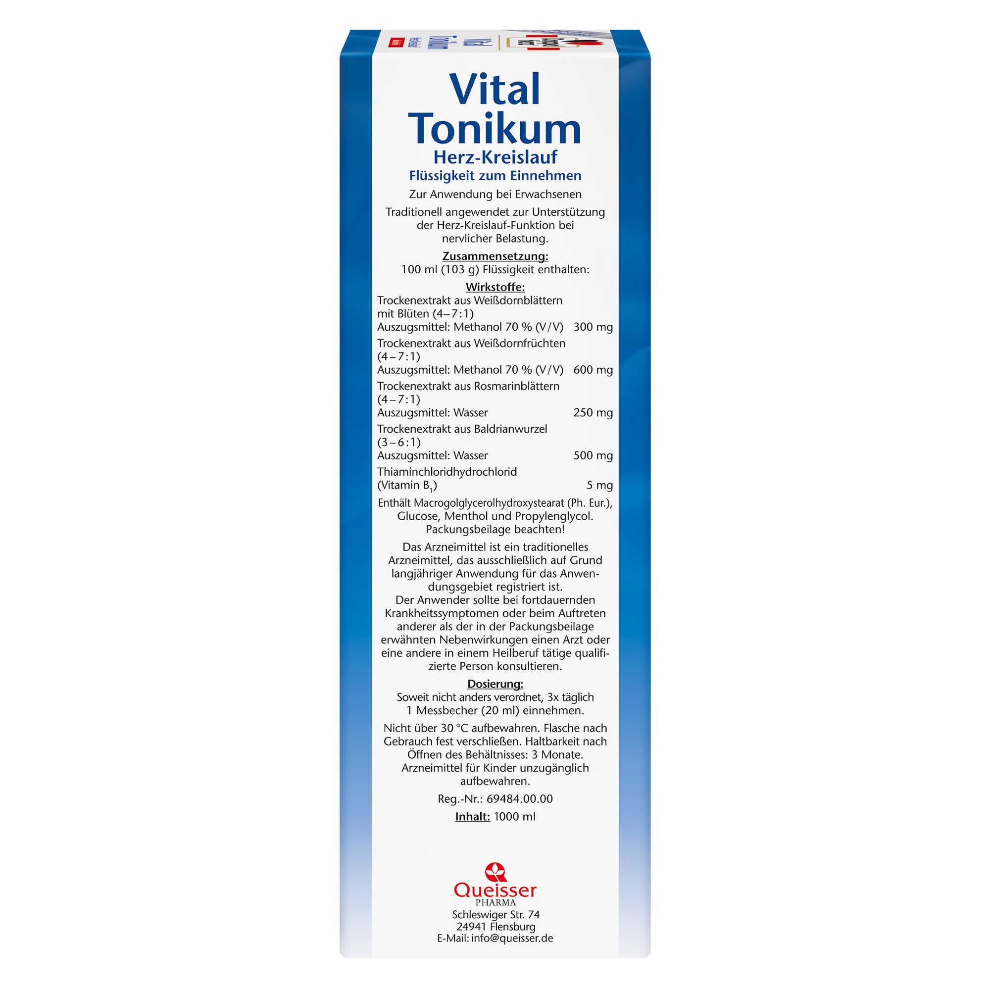 Doppelherz® Vital Tonikum Herz-Kreislauf - alkoholfrei