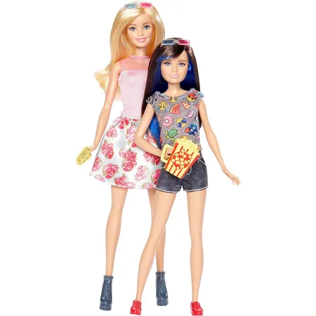 Mattel Barbie Schwestern 2er-Pack Barbie + Skipper