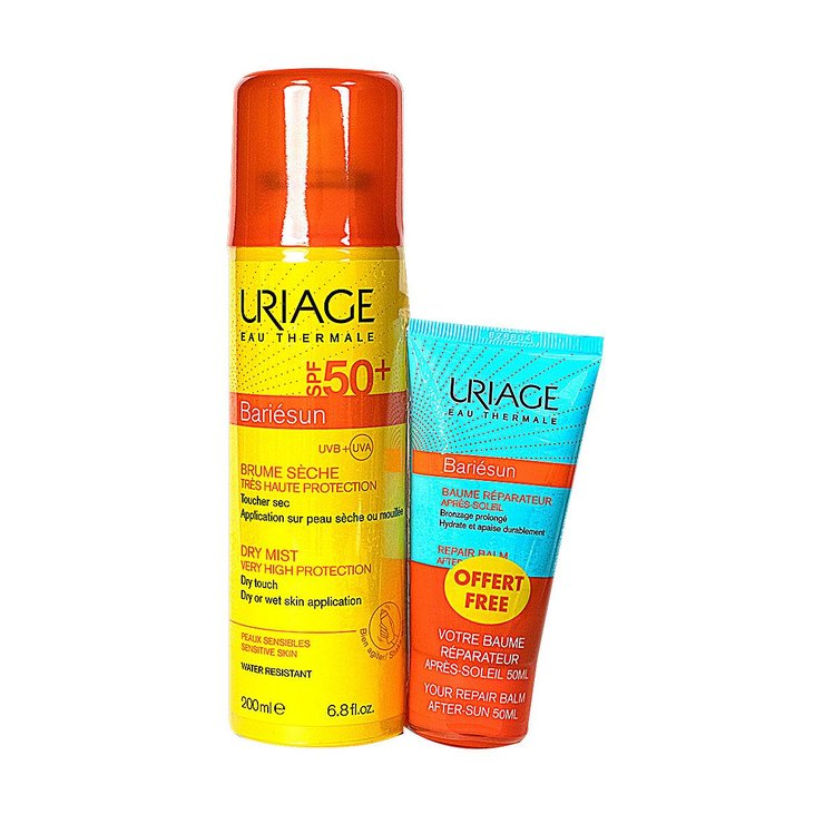 Bariésun brume sèche SPF50+ 200ml + après-soleil offert
