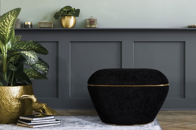 Kayoom Sitzhocker »Hocker Contessa 125, vielseitig einsetzbarer Allrounder, elegante Form« 1 Stk. tlg. komfortabel, hochqualitativ, pflegeleicht, elegante Form