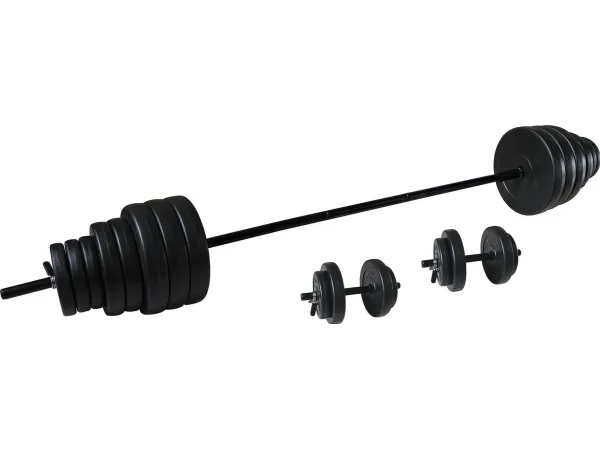 Tunturi 14TUSCL356, Justerbar håndvægt, Sort, 50 kg, 5 kg, 2,5 kg, 1,25 kg