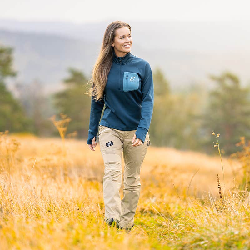 Evolution Half-zip Stretch Fleece Dame Moonlit Ocean