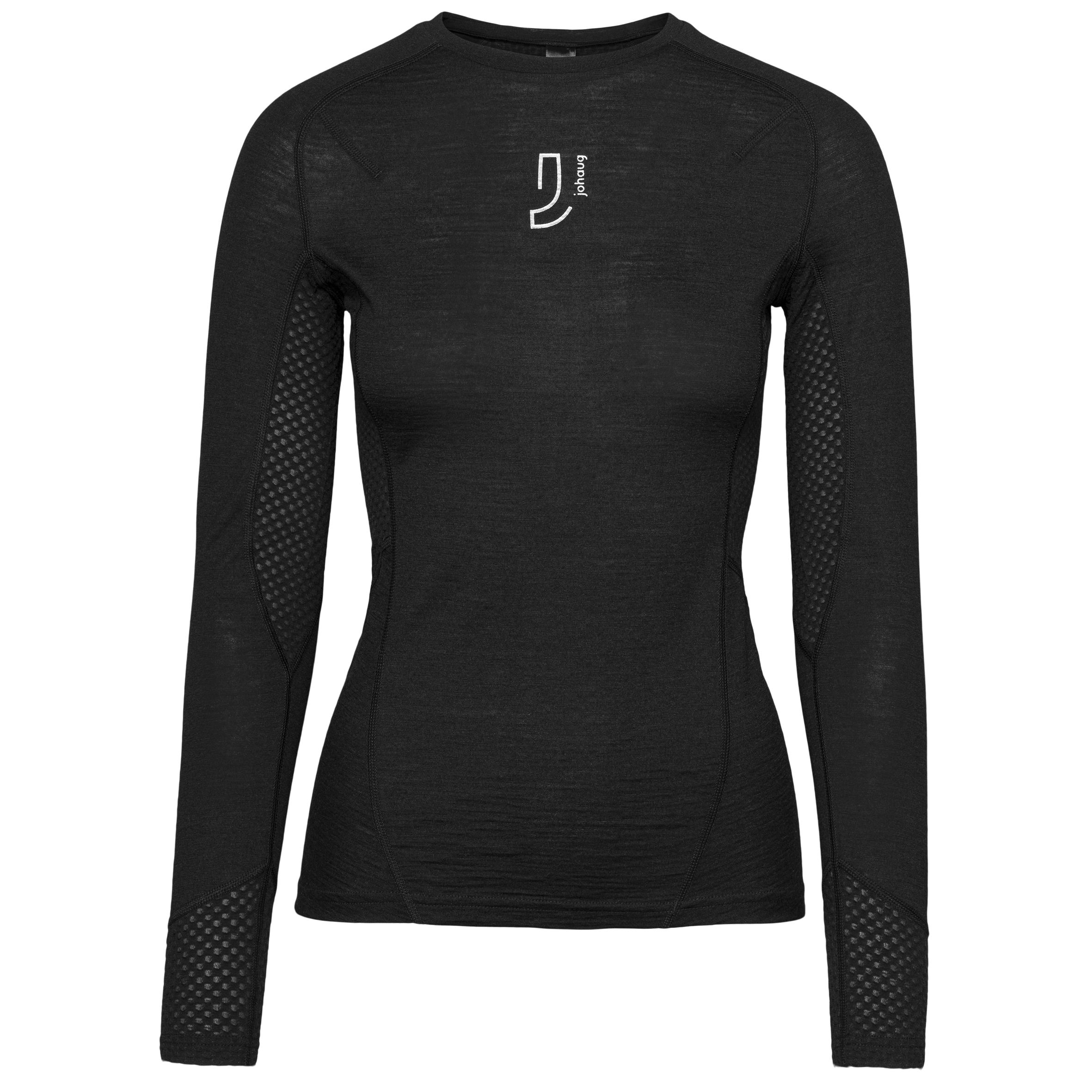 johaug lithe merinould langaermet loebe t shirt dame 343 210510 tblck