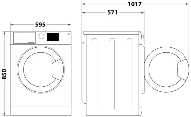 Whirlpool vaskemaskine FFB7469WVEE (7 kg)