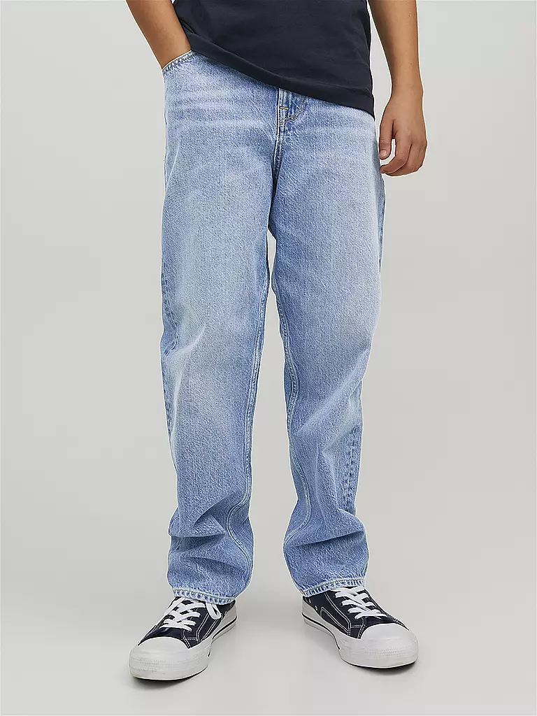 JACK & JONES Jungen Jeans Relaxed Fit JJICHRIS JJORIGINAL blau