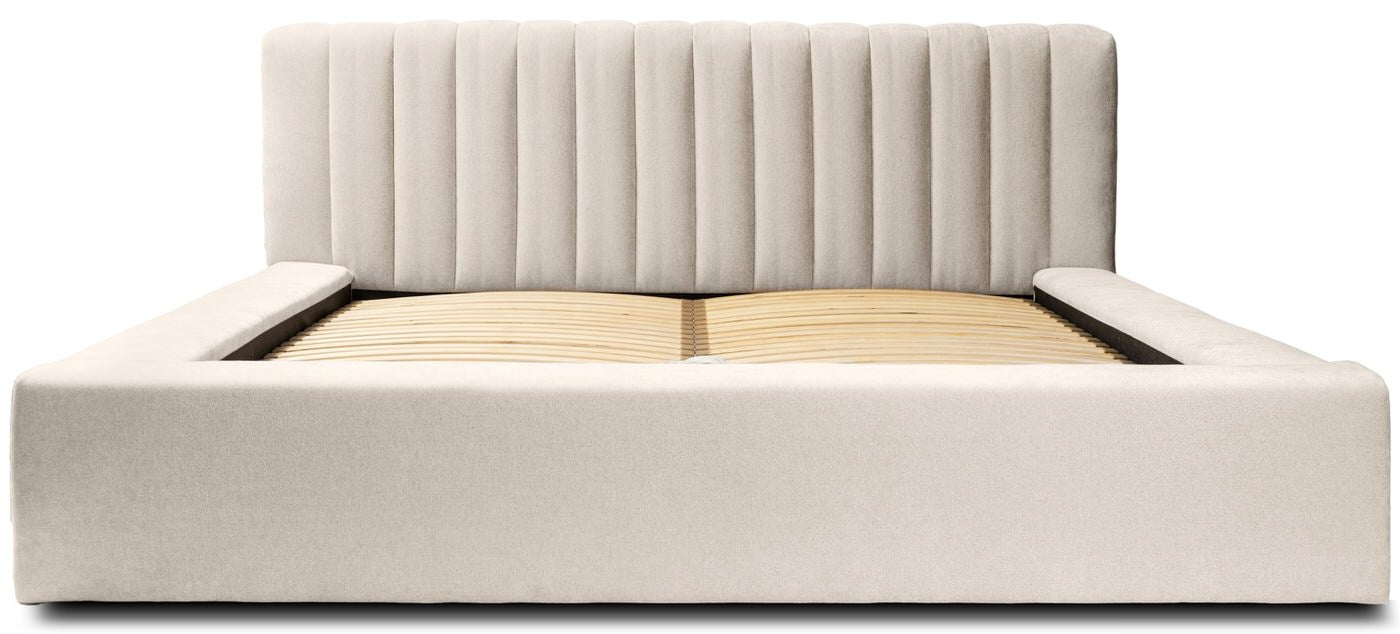 Trae Mobler Como 160 x 200 cm Gestoffeerd Bed Beige