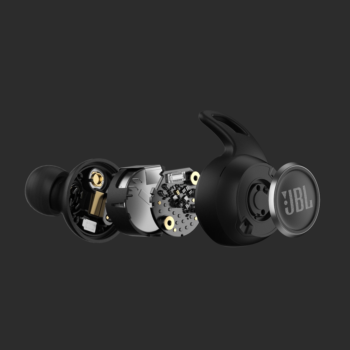 JBL Reflect Aero helt trådløse in-ear hodetelefoner (sort)
