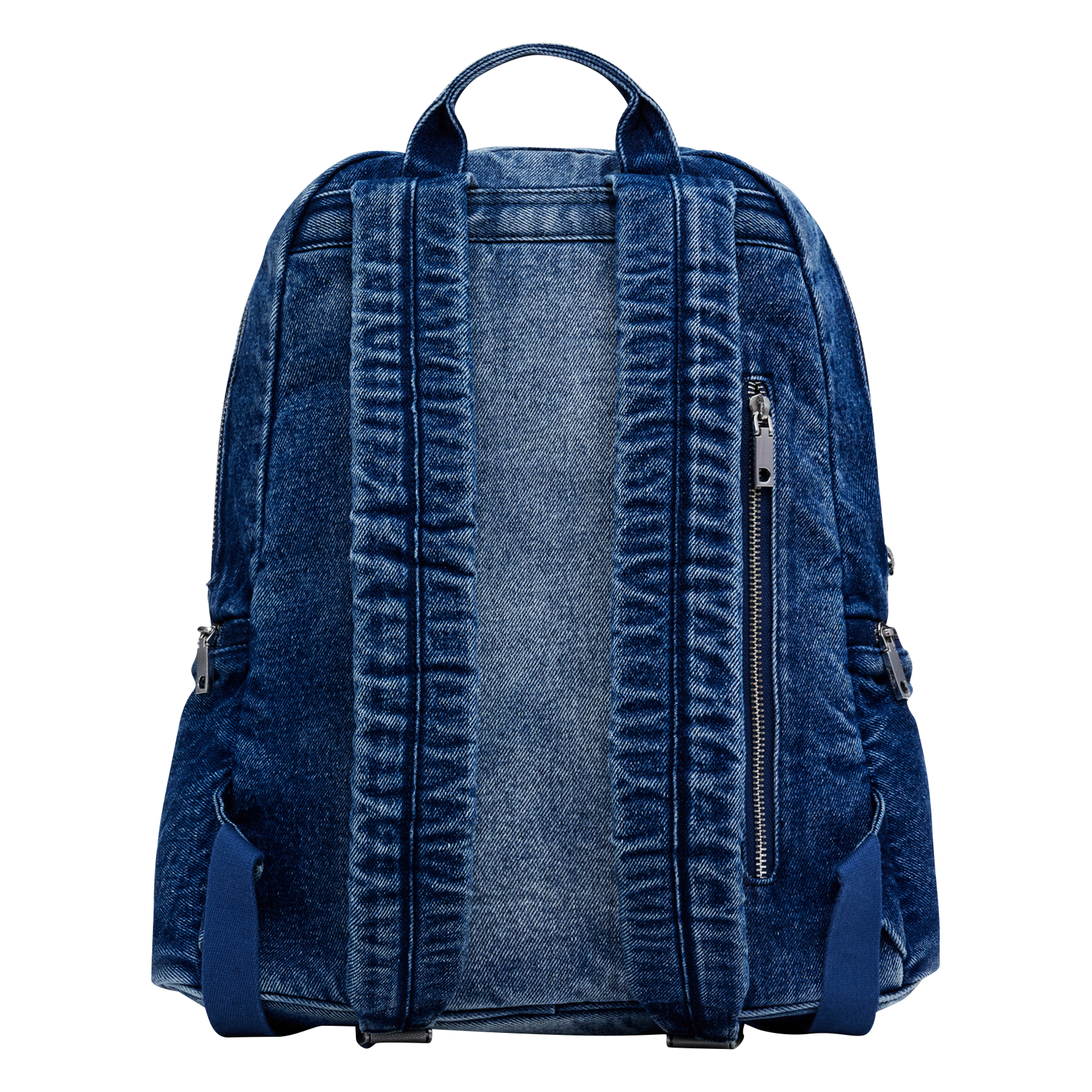 Sac à dos en denim de coton | Bleu