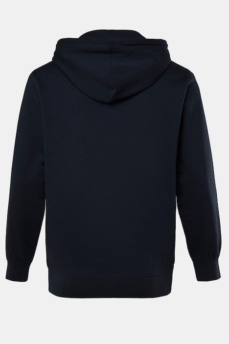 Men+ Hoodiejacke, Kapuze, Kängurutasche, bis 84/86