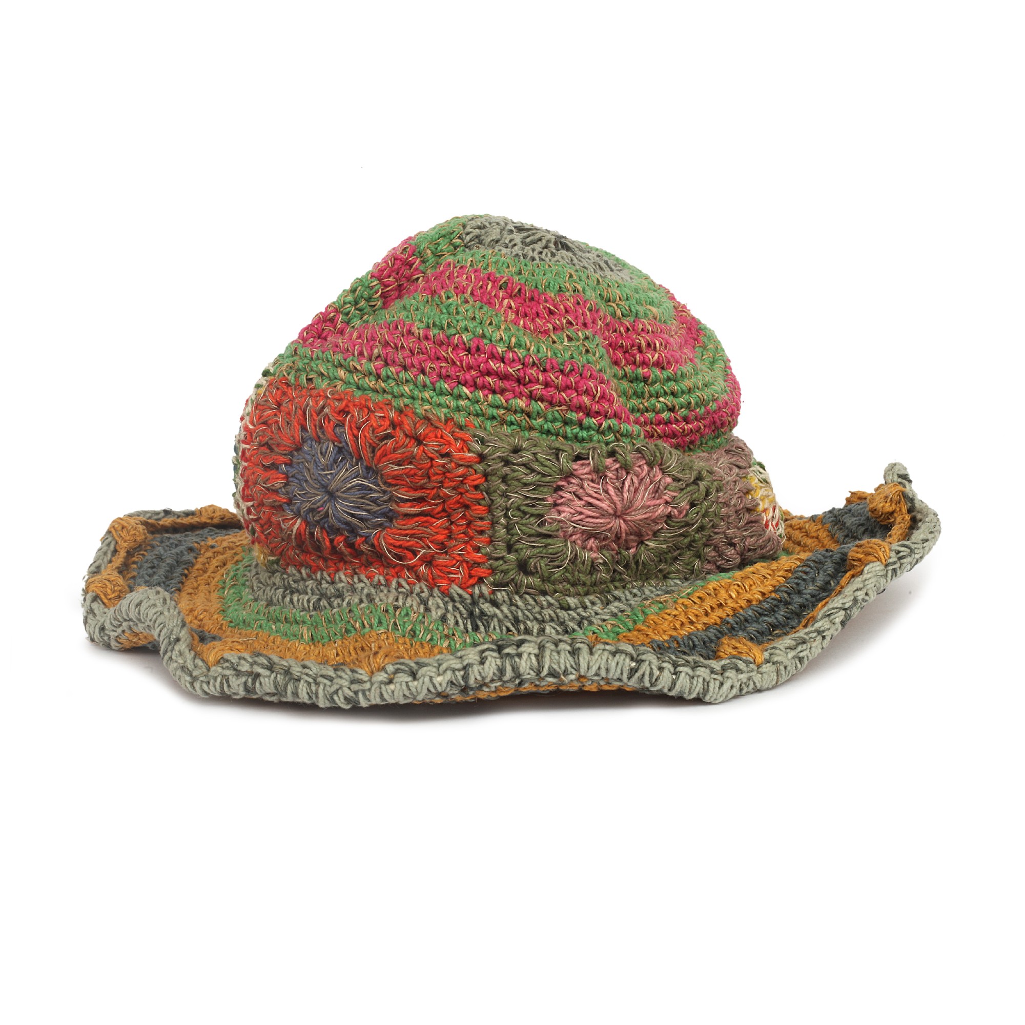 Sommerhut, multicolor, aus Hanf und Baumwolle günstig bestellen