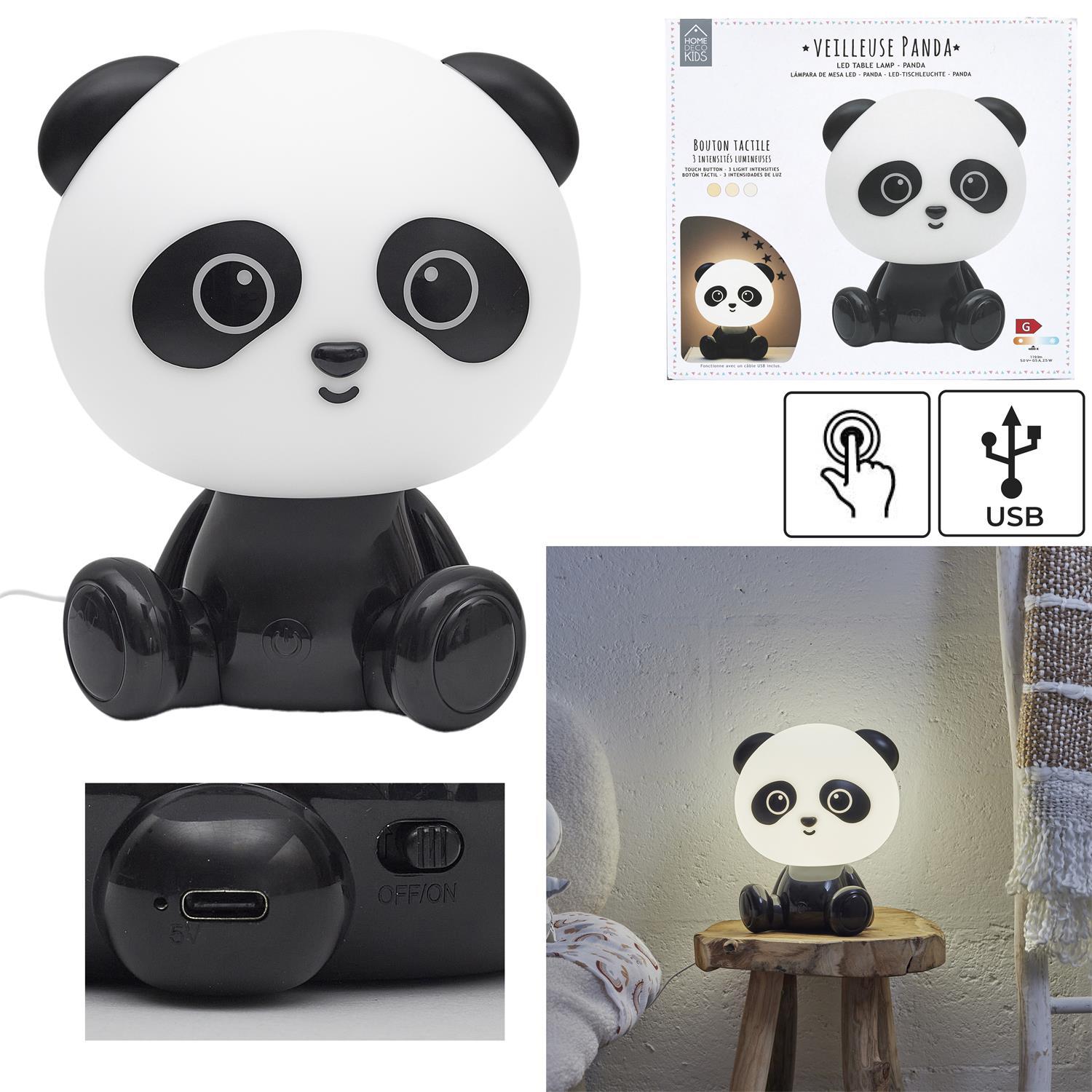 LAMPE VEILLEUSE PANDA USB