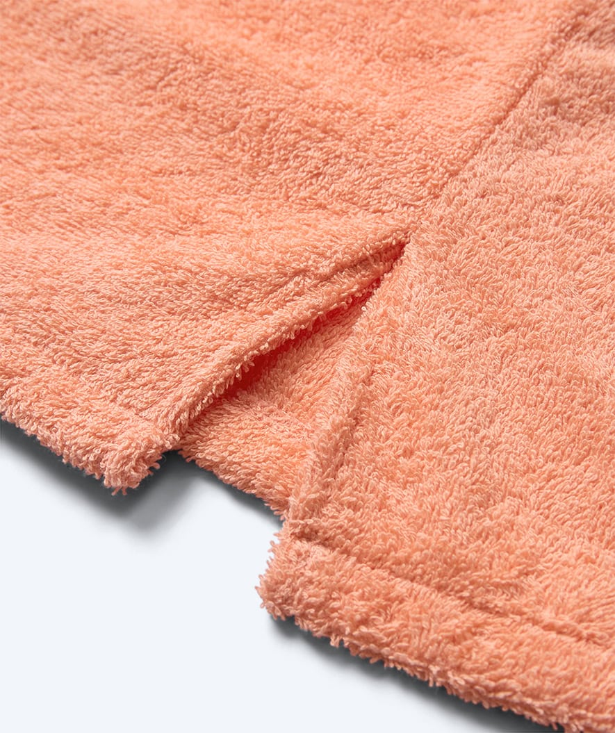 Watery badeponcho til børn - Bomuld - Atlantic Pink