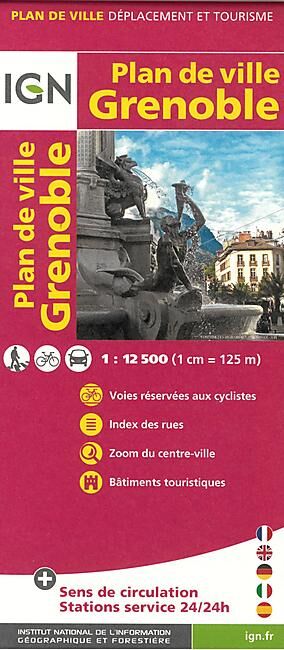 IGN - GRENOBLE 1 12 500 PLAN DE VILLE