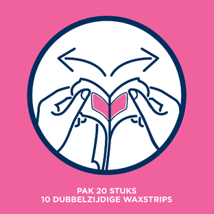 Veet Waxstrips Easy-Gelwax Gevoelige Huid 20ST