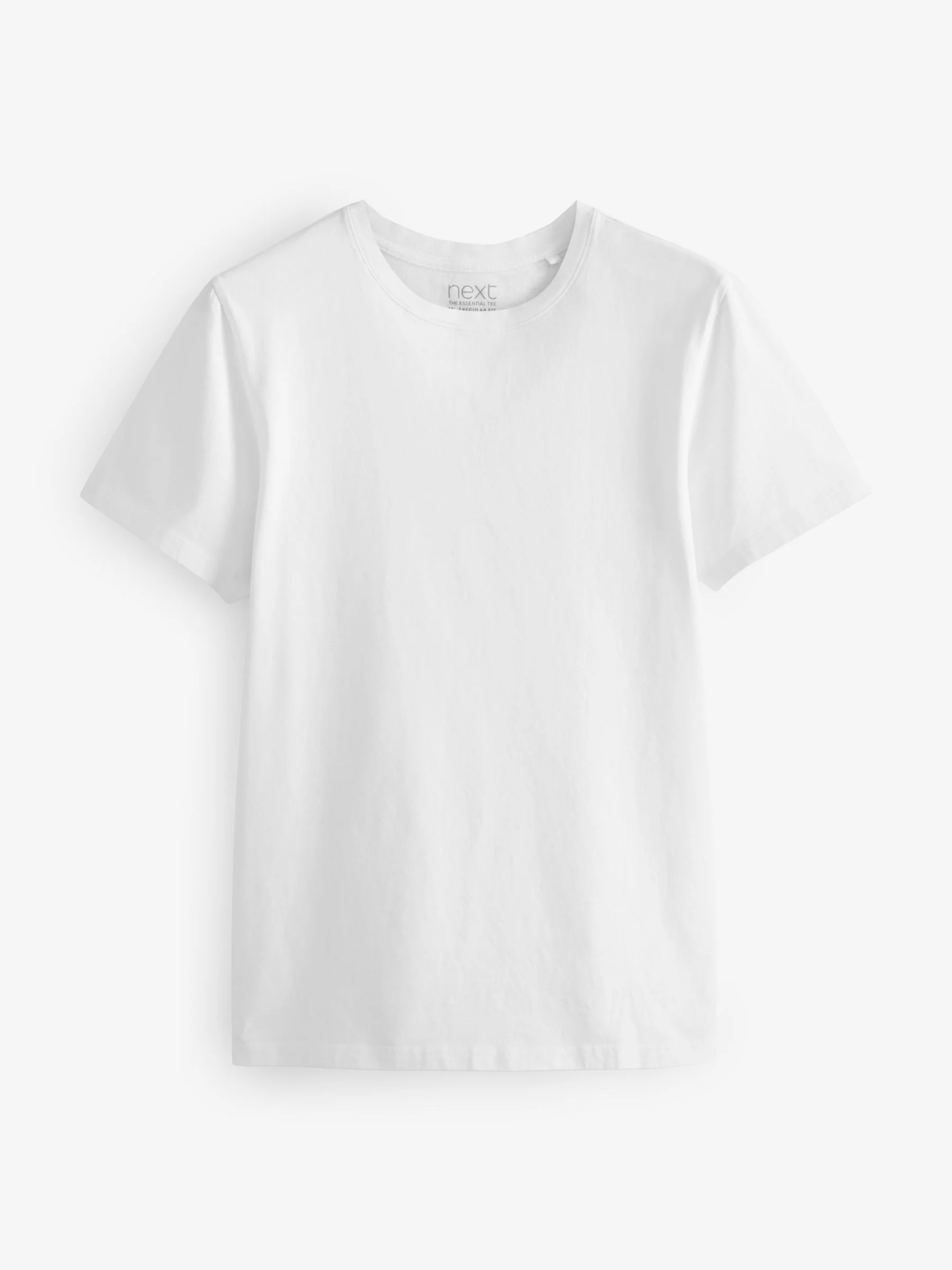 Zwart/leisteen/grijs gemêleerd/wit/marineblauw/blauw - Normale Pasvorm - Essential katoenen T-shirts verpakking van 6
