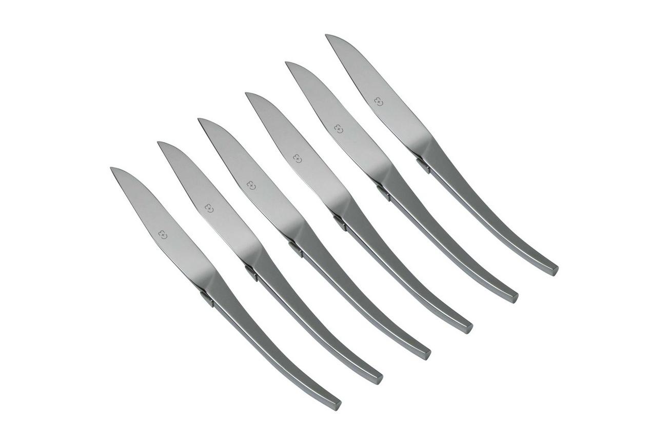 Forge de Laguiole Skel Signature T6SKELBRI 6-delige steakmessenset
