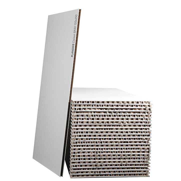 Cloison alvéolaire Planodis 250 x 120 cm, ép.5 mm (vendue à la plaque) zone « Nord »