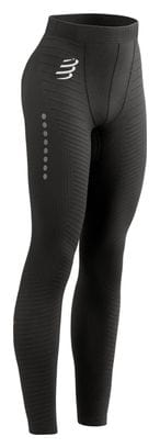 Collant Femme Compressport Winter Under Control Full Tights Noir