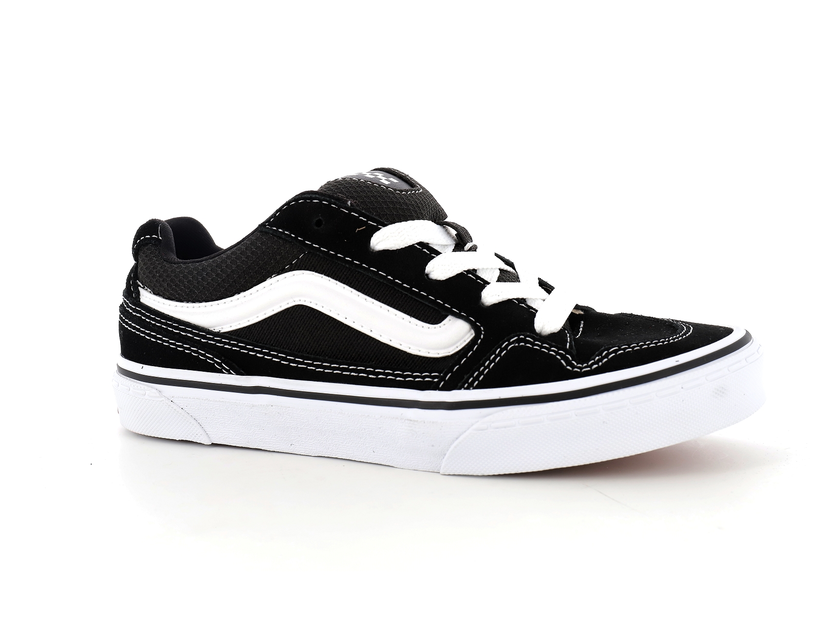 Vans-CALDRONE Matières combinées Noir Blanc