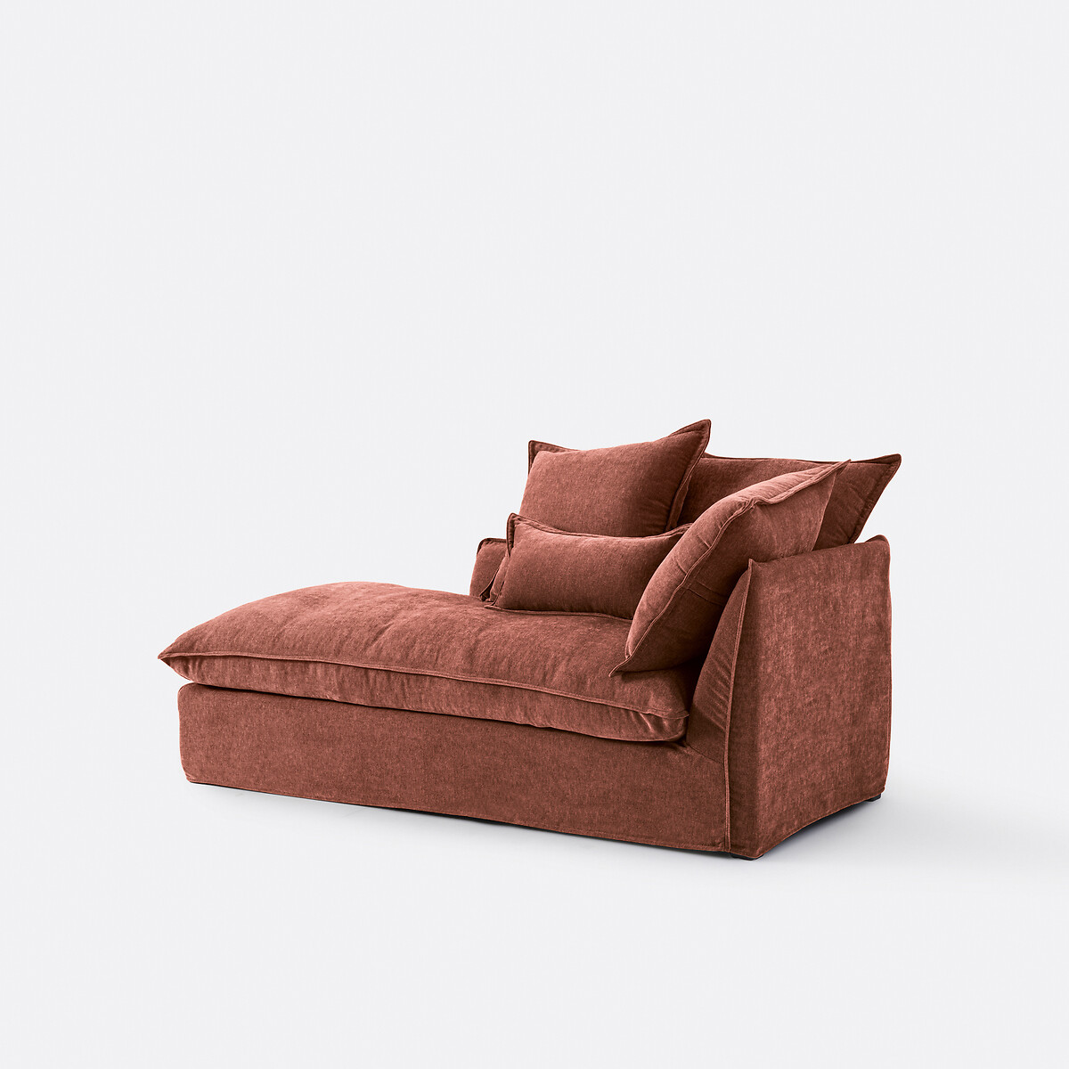 LA REDOUTE INTERIORS<br>Poltrona esquerda em poliéster mesclado, Odna