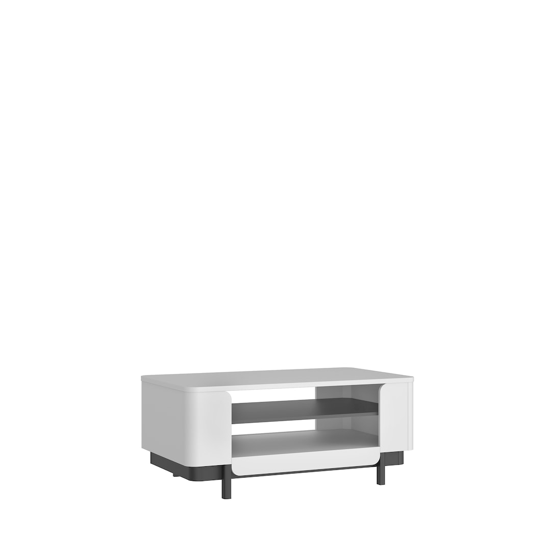 Couchtisch VODOL 115x50 cm Sand/Schwarz