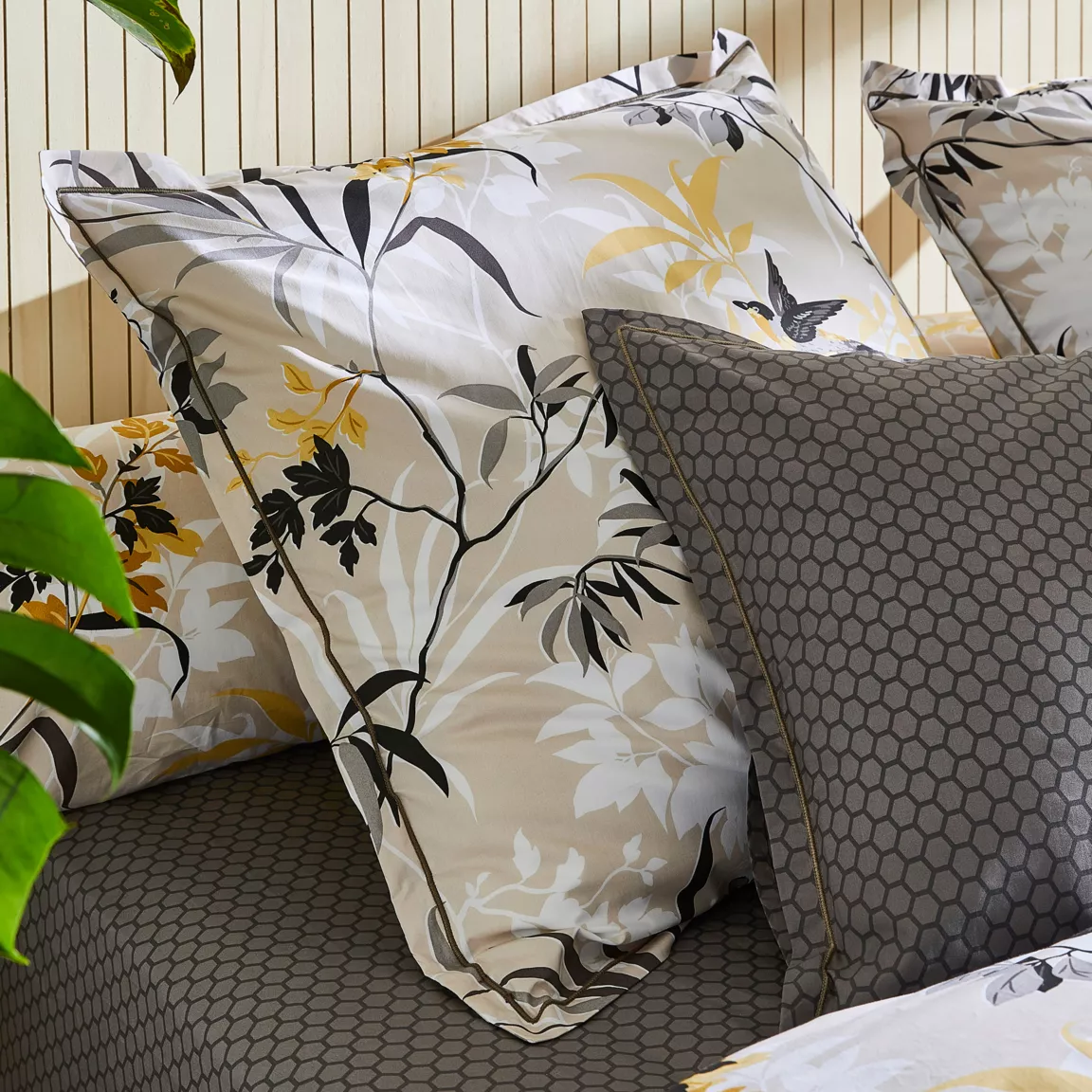Housse de couette percale de coton (240 x 220 cm) Asia Beige