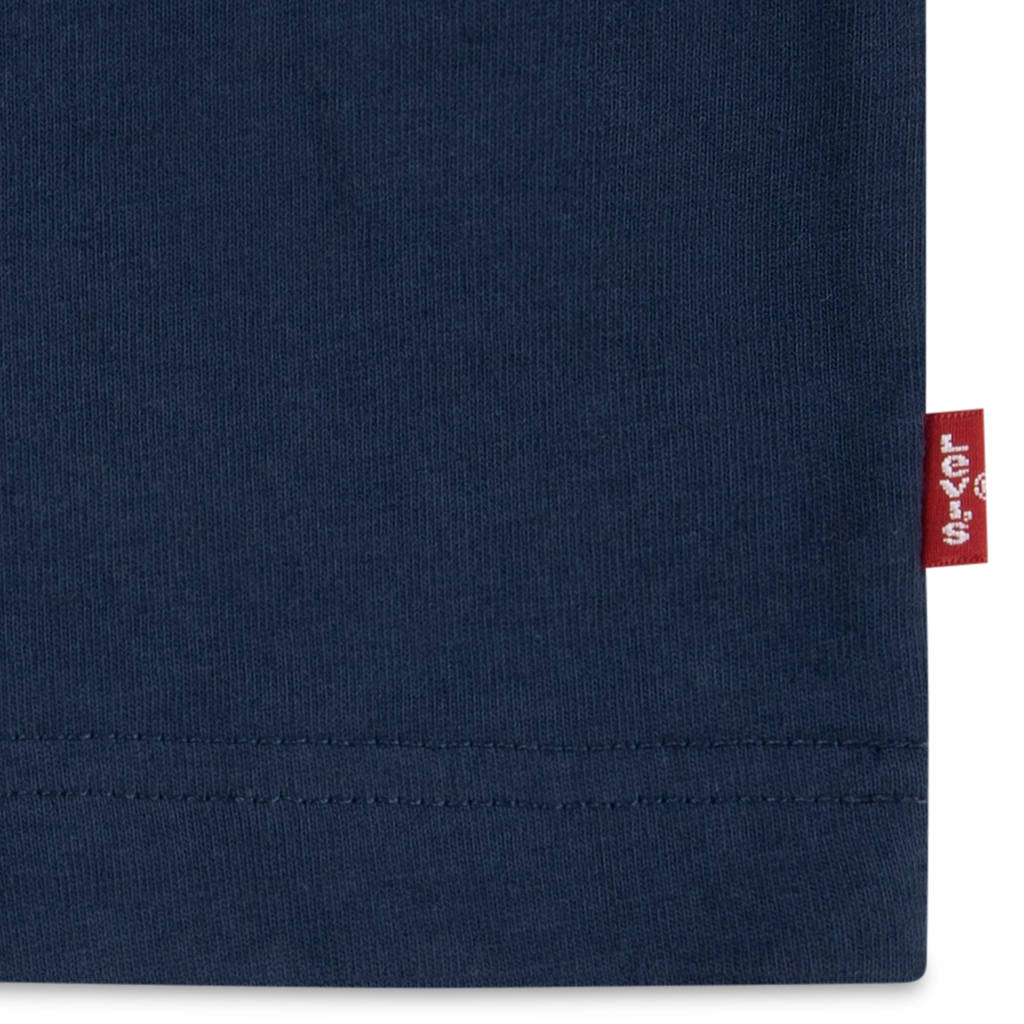 Levi's longsleeve HIGH PEAKS met backprint donkerblauw