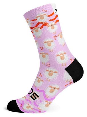 Paire de Chaussettes - Pink Sheep Socks - Mouton