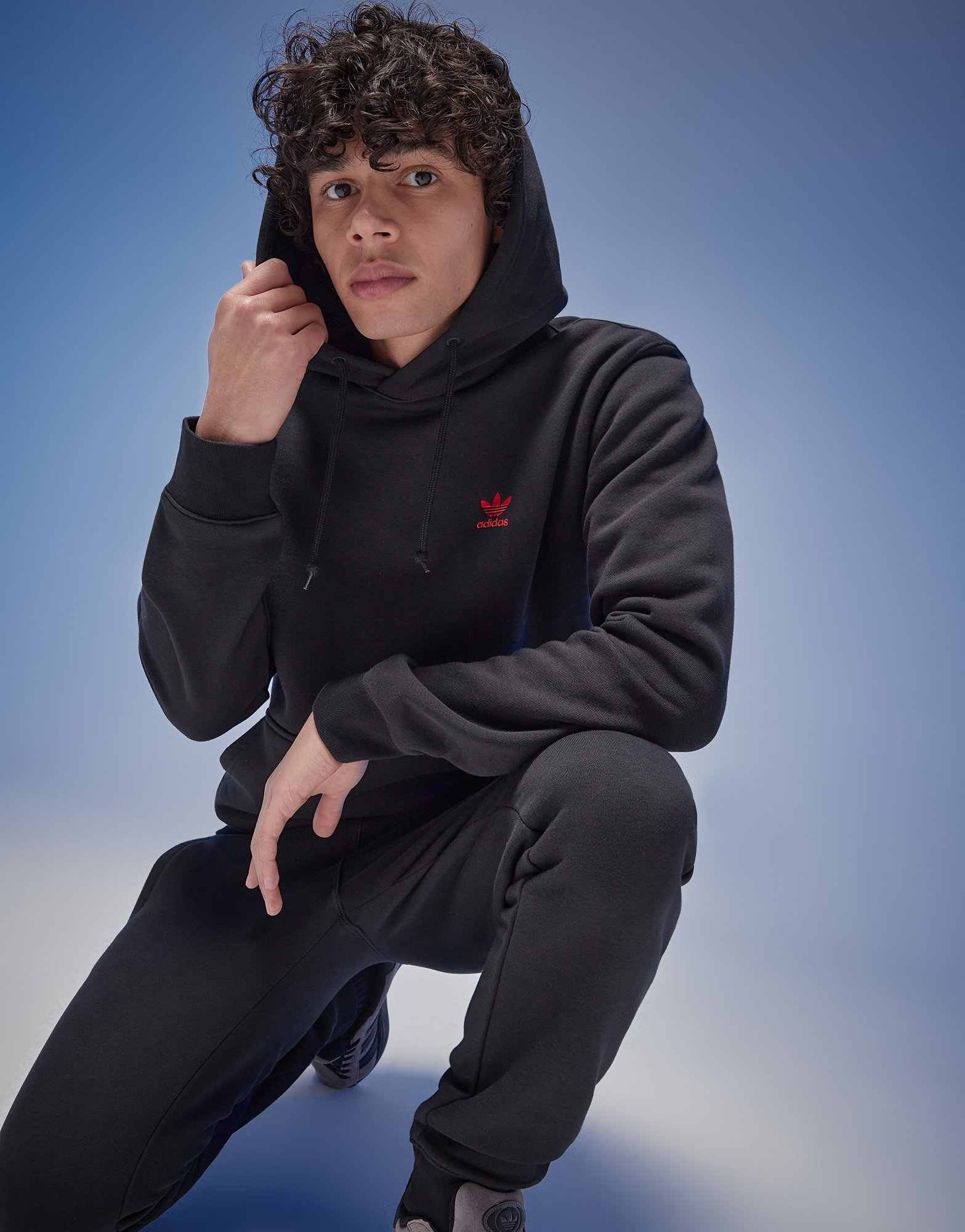 adidas Originals Sweat à Capuche Trèfle Essential Homme