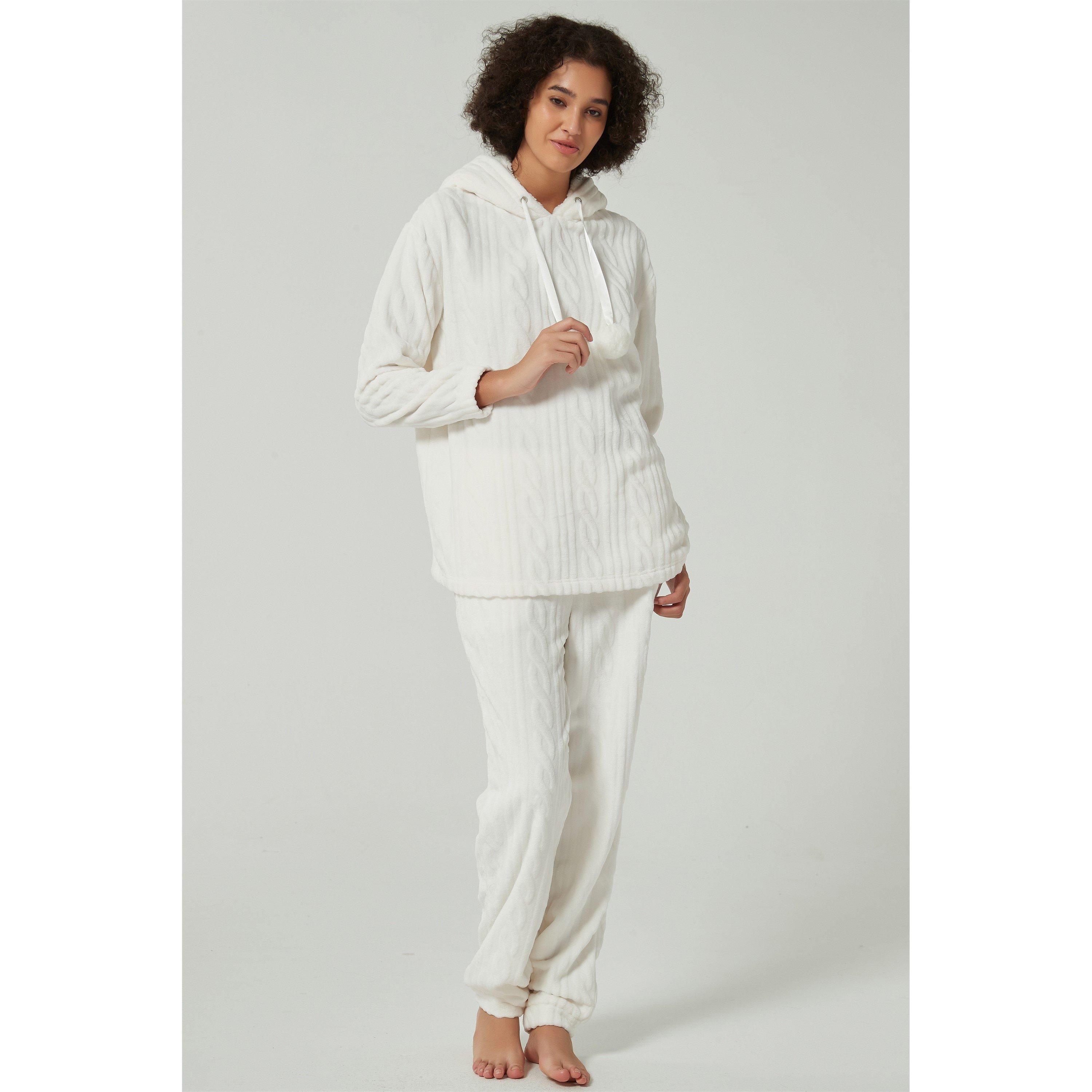 Linea Ladies Cable Hooded Lounge Set