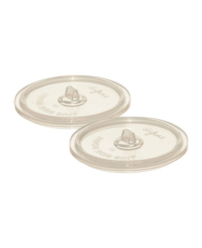 Difrax ventiel s-fles 2 stuks transparant