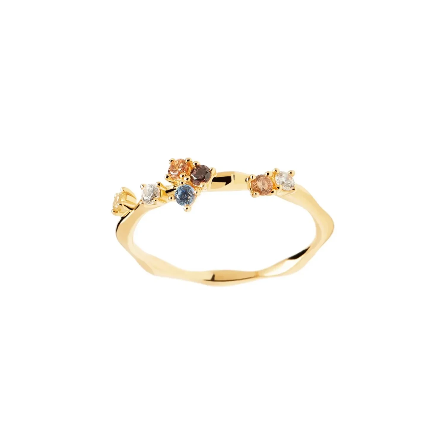 PDPAOLA Five Ring 18 kt. Forgyldt Sølv AN01-210