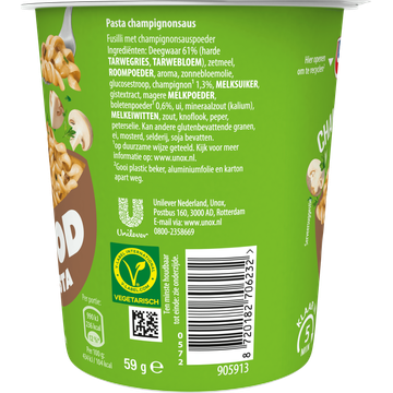 Unox Good Pasta Champignon 59 g