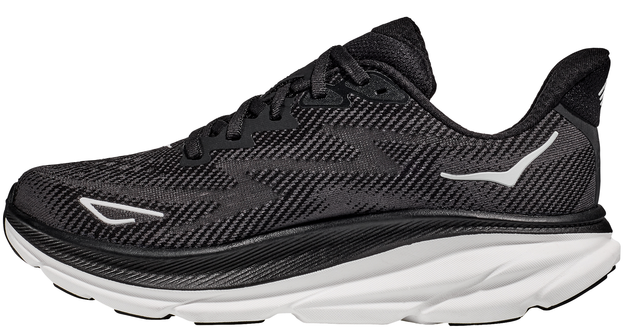 Clifton 9 Wide Dame BWHT/Black/White