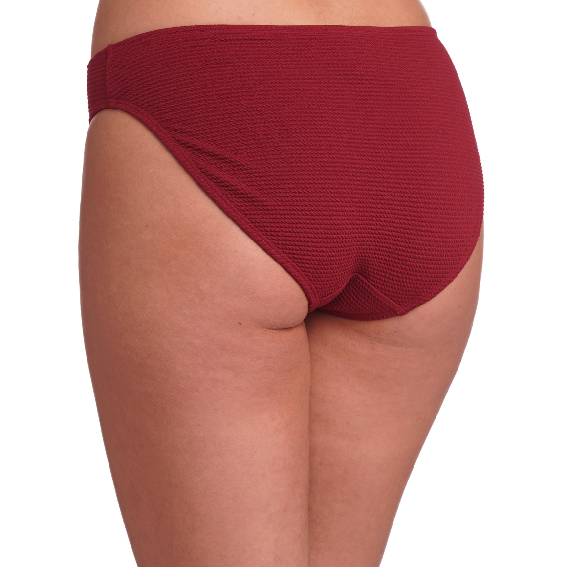 Gina Benotti Damen Bikinipanty mit Stukturmuster dunkelrot