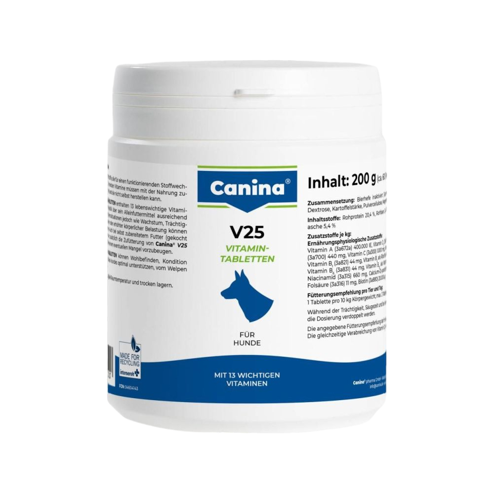 Canina V25 Vitaminetabletten