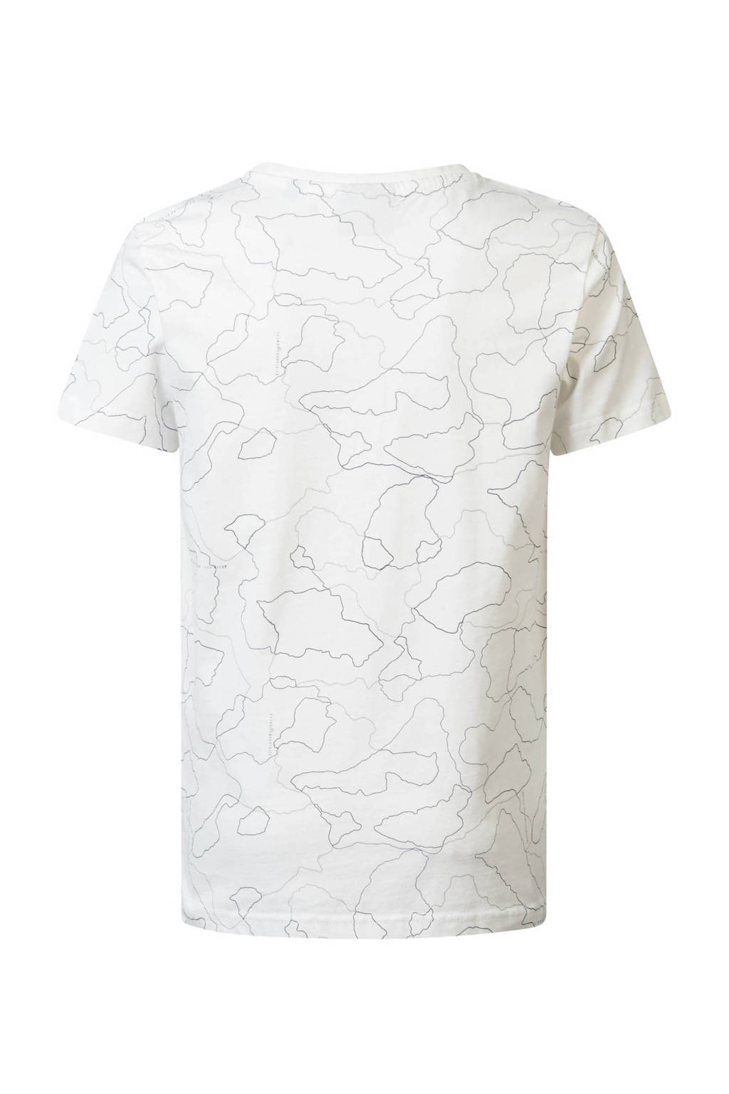 Petrol Industries T-shirt met logo wit