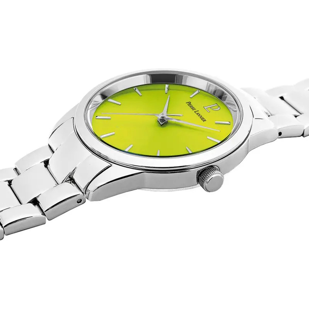 Coffret femme ROXANE cadran vert bracelet acierPierre Lannier x Les Interchangeables Edition limitée